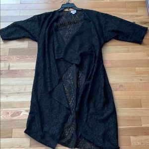 Black lace LuLaRoe Shirley